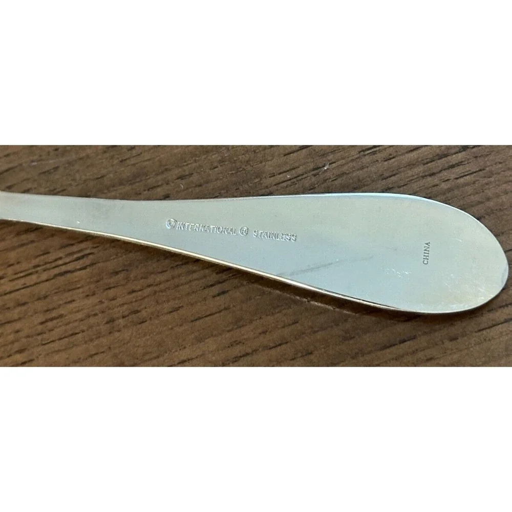International‎ Silver Summerset Frost Salad Fork Stainless China 7